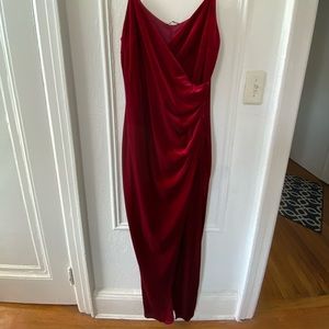 STUNNING Red Velvet Holiday Dress